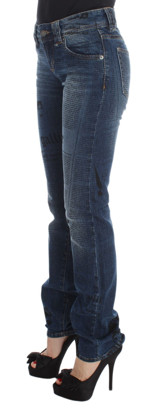 - Elegant Slim Bootcut Denim Jeans