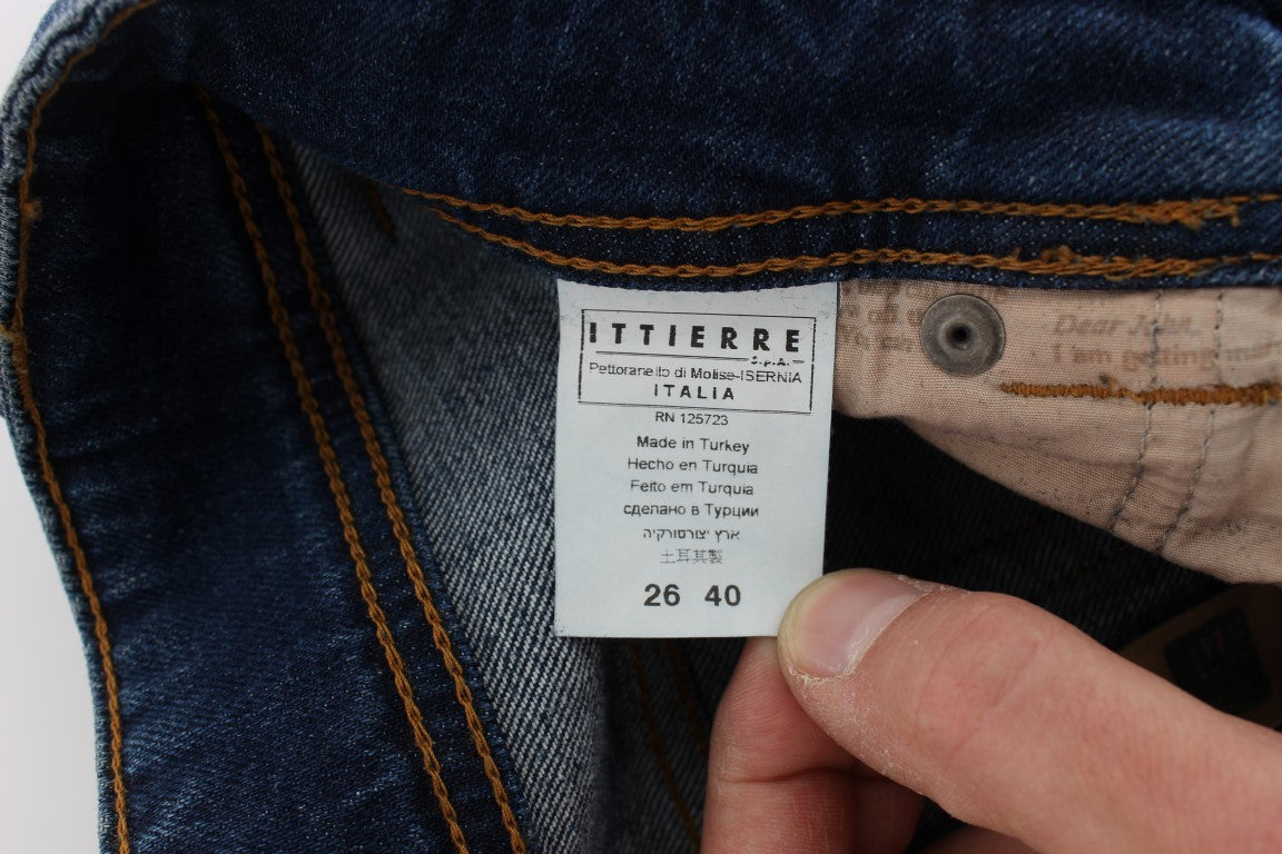 - Elegant Slim Bootcut Denim Jeans