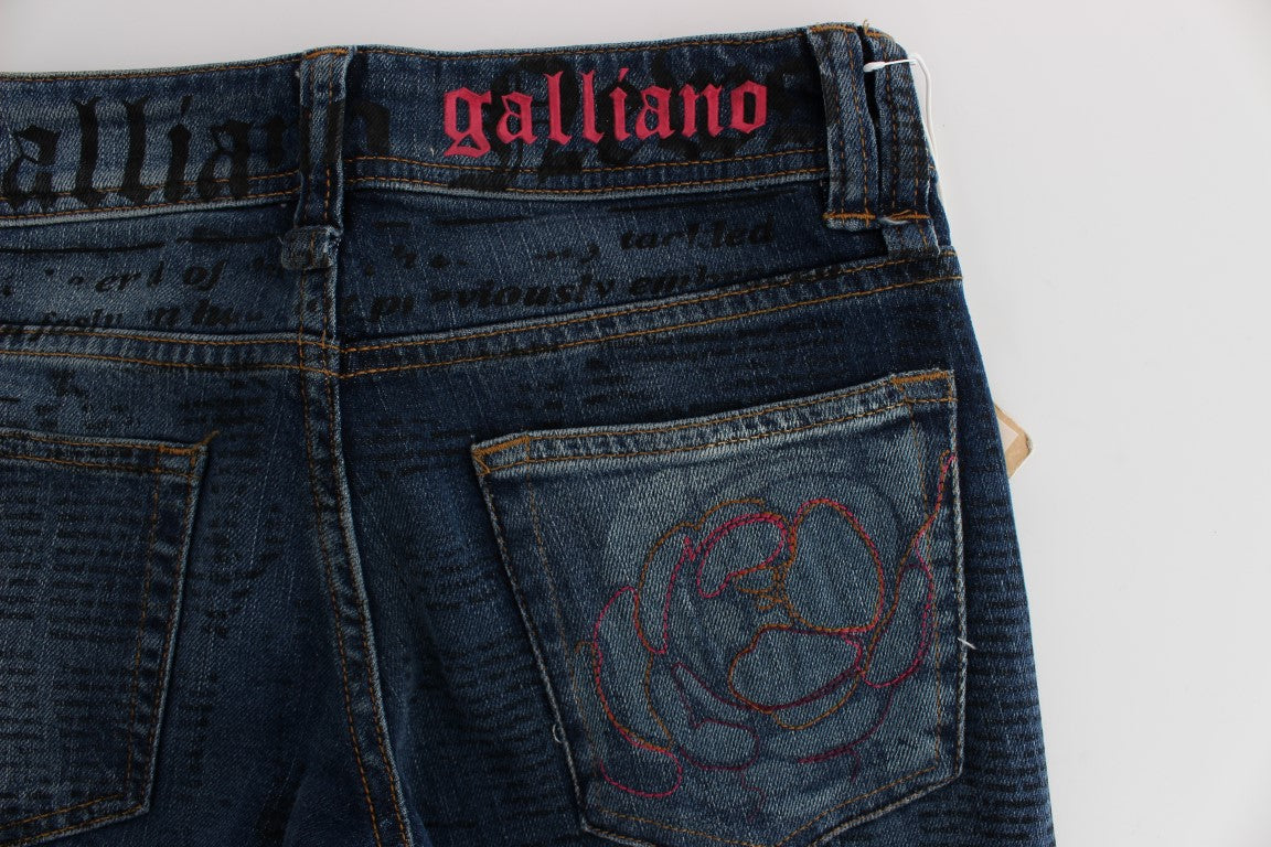 - Elegant Slim Bootcut Denim Jeans