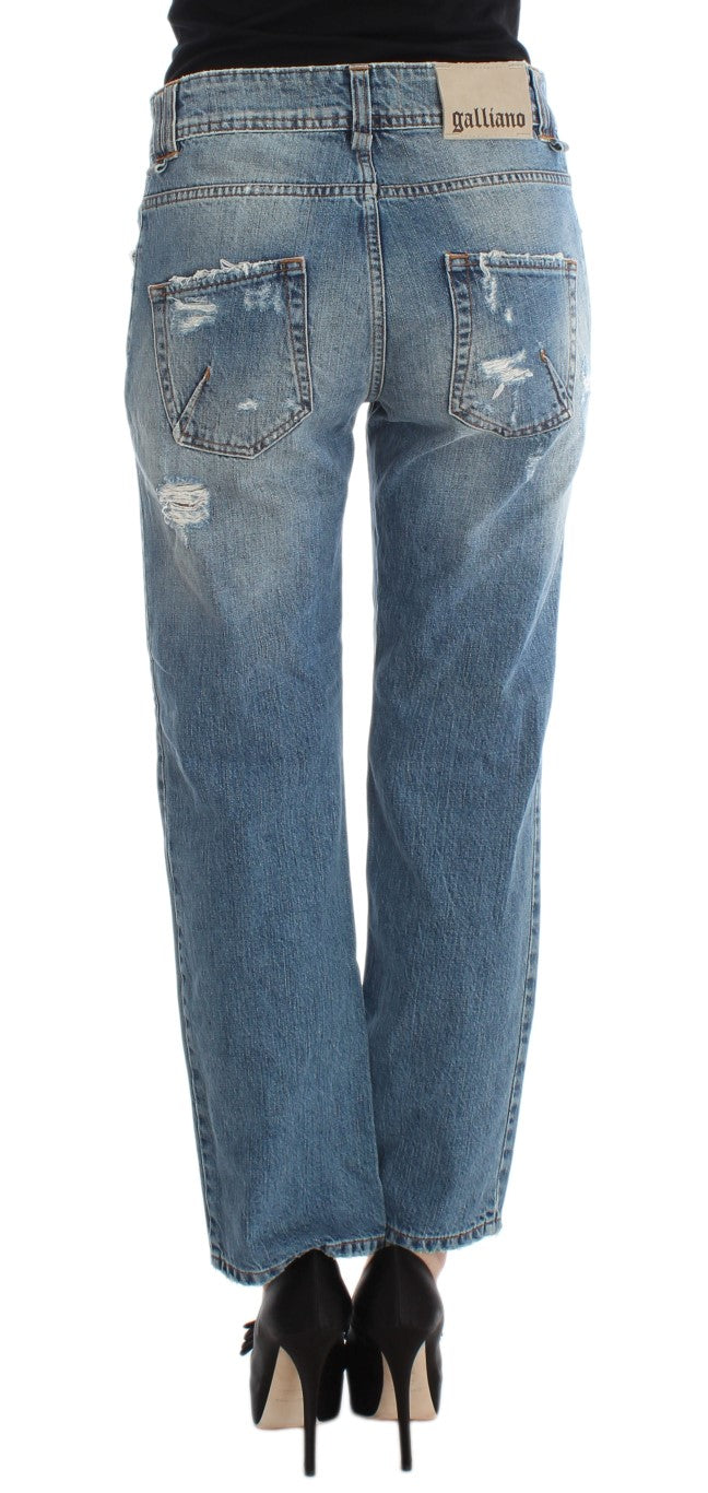 - Chic Boyfriend Blue Wash Jeans