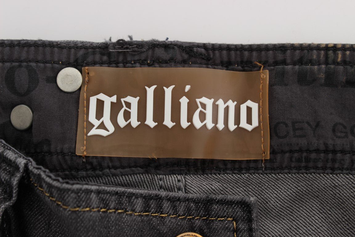 - Elegant Slim Fit Gray Wash Jeans