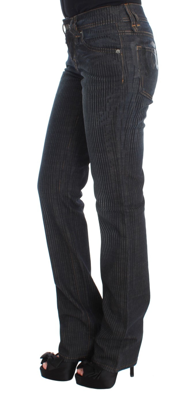 - Chic Slim Fit Bootcut Designer Jeans