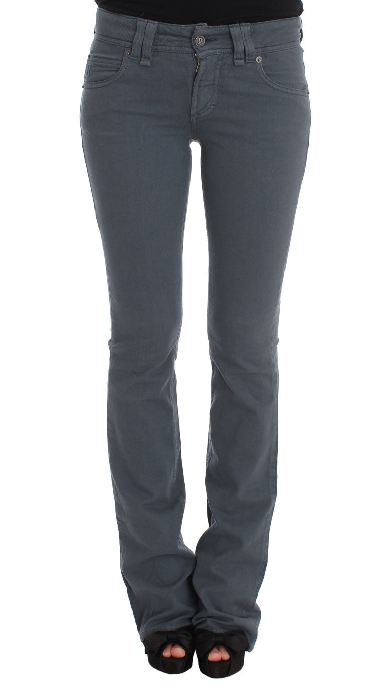 - Elegant Slim Fit Bootcut Jeans