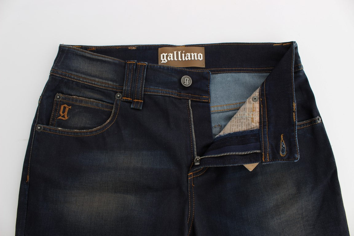 - Chic Boyfriend Fit Blue Jeans