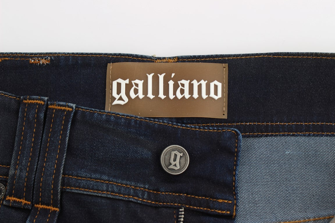- Chic Boyfriend Fit Blue Jeans