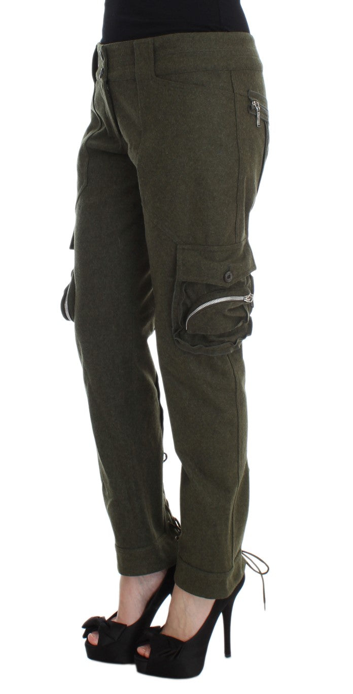 - Chic Green Cargo Pants for Effortless Style