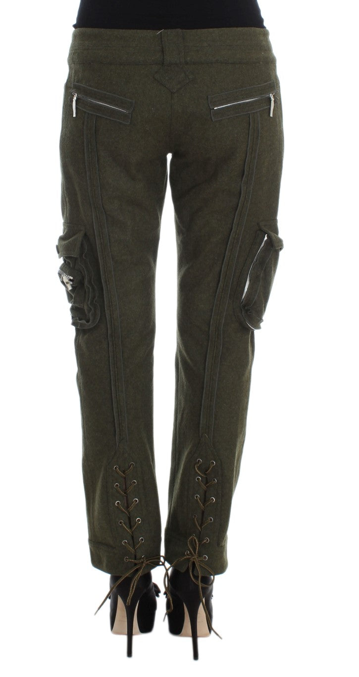 - Chic Green Cargo Pants for Effortless Style