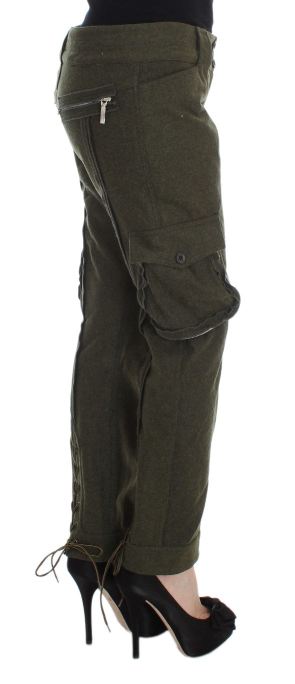 - Chic Green Cargo Pants for Effortless Style
