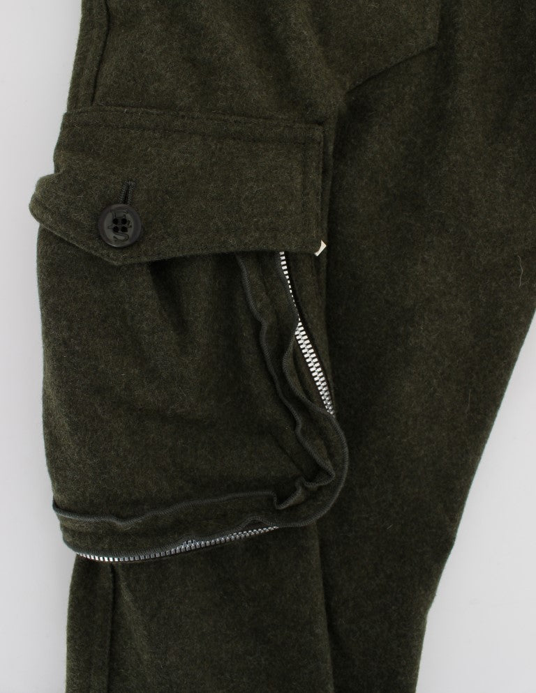 - Chic Green Cargo Pants for Effortless Style