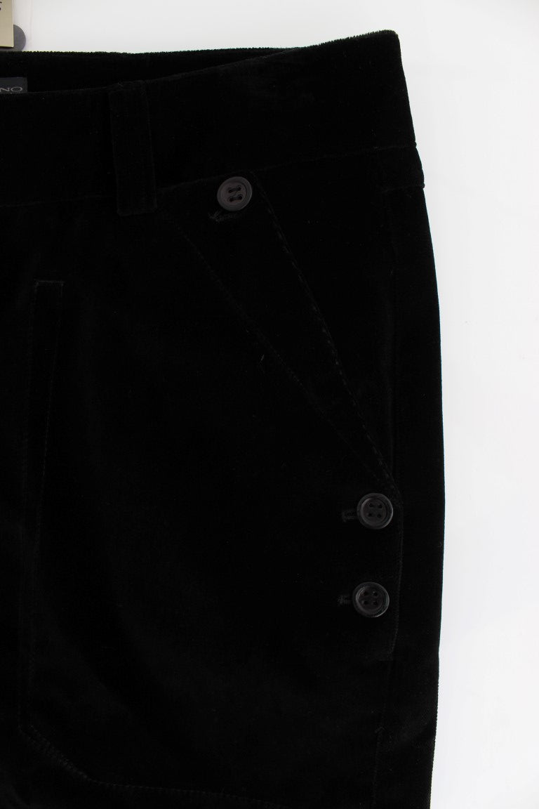 - Chic Black Straight Fit Cotton Jeans