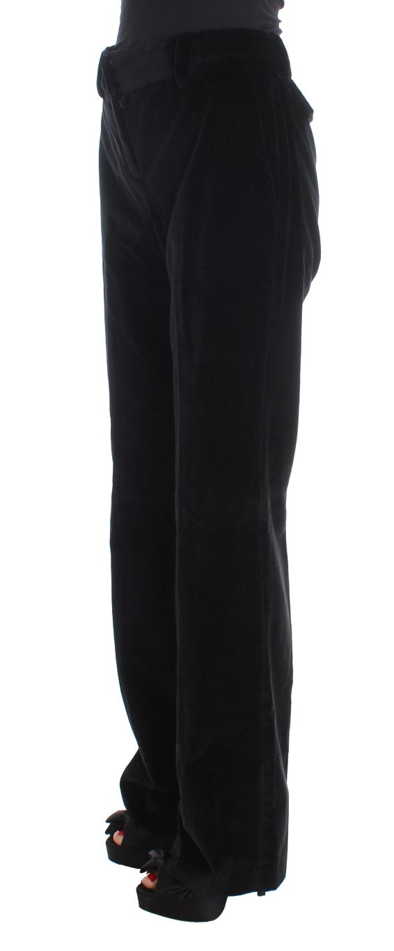 - Elegant Black Straight Fit Jeans