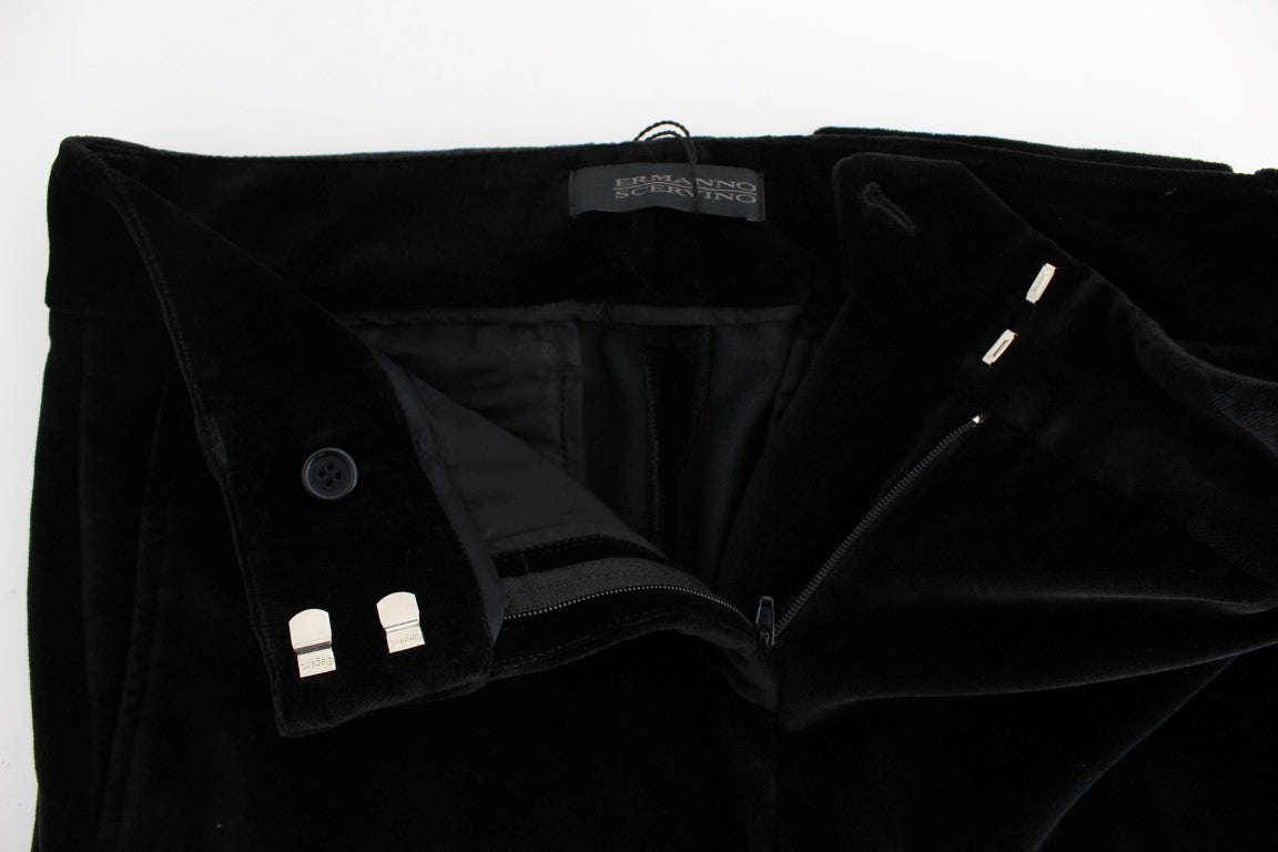- Elegant Black Straight Fit Jeans