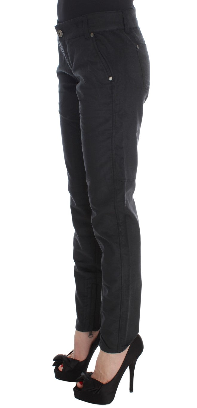 - Chic Black Regular Fit Trousers