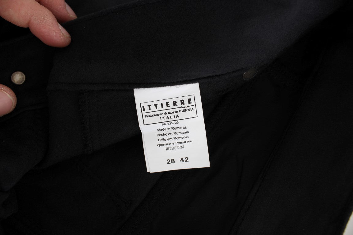 - Chic Black Regular Fit Trousers