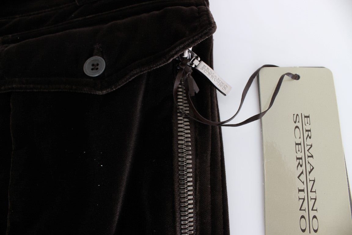 - Slim Fit Italian Cotton Pants