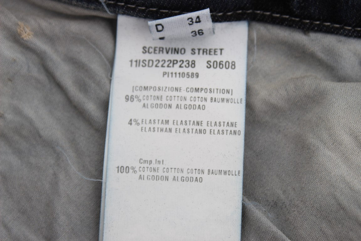 Ermanno Scervino Blue Slim Fit Italian Jeans – Timeless Designer Denim