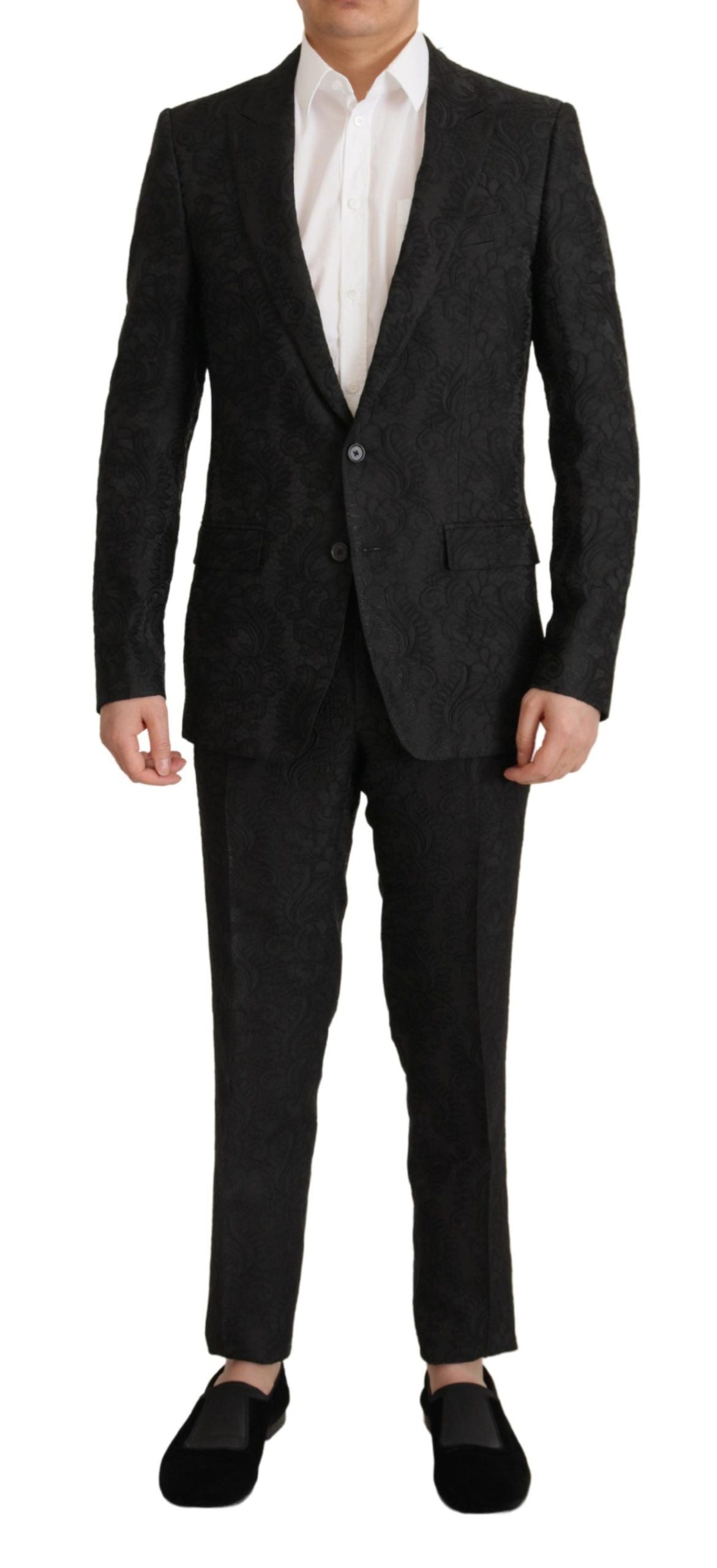 - Glittering Black Martini Suit Set