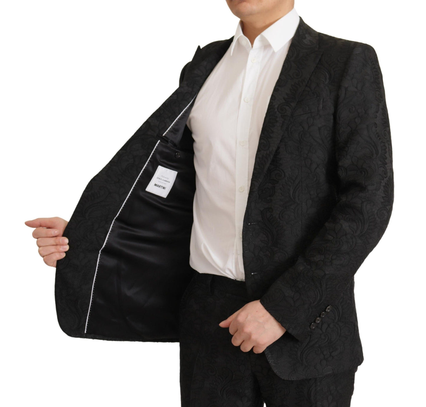 - Glittering Black Martini Suit Set