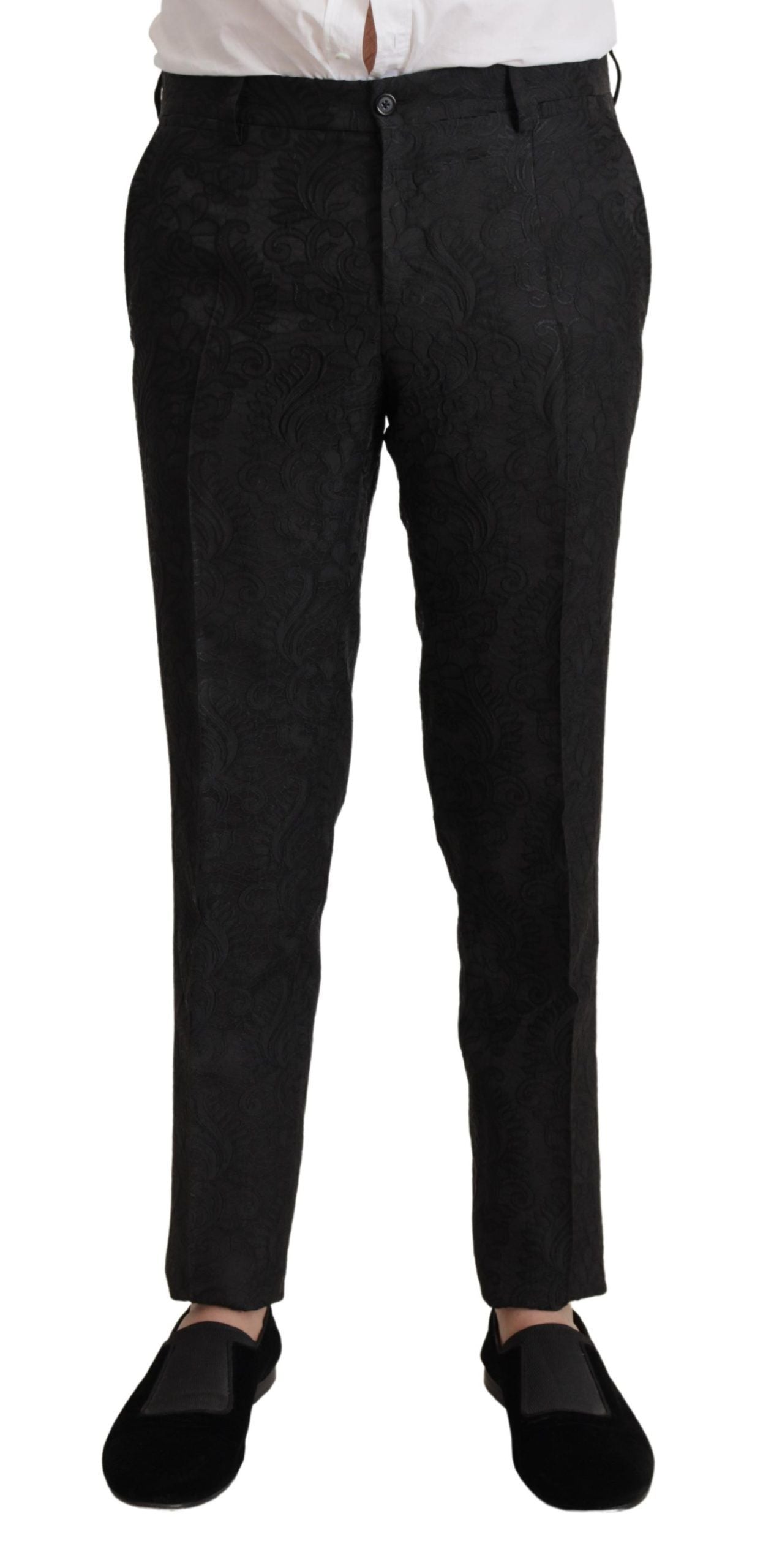 Glittering Black Martini Suit Set by Dolce & Gabbana