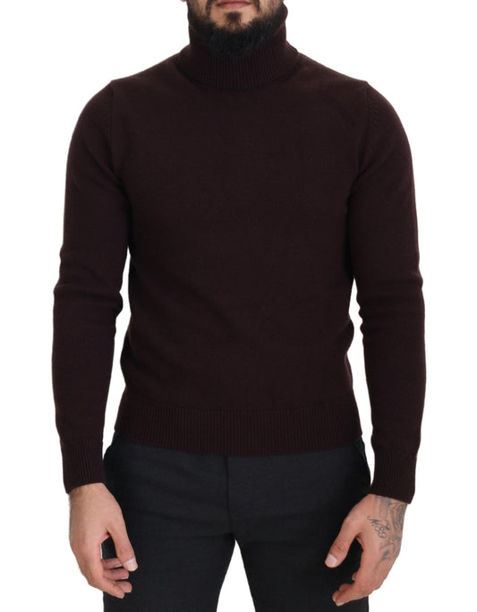 - Elegant Turtleneck Wool Pullover Sweater
