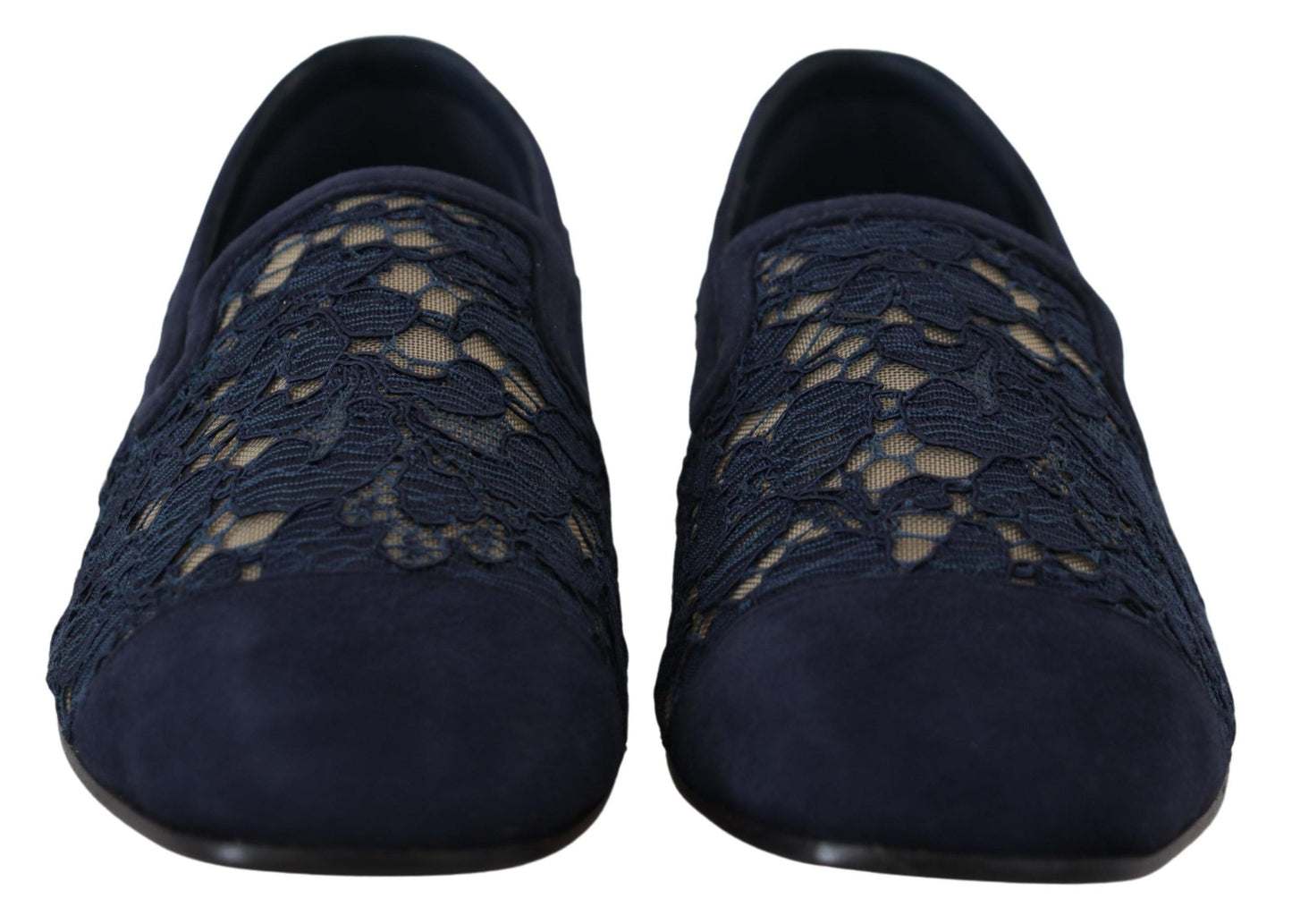 - Elegant Blue Loafers Flats - Summer Chic