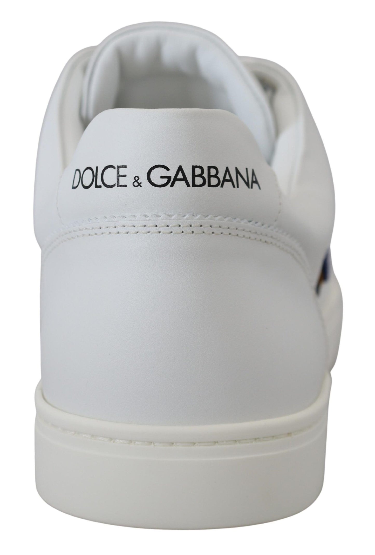 - Elegant White Leather Men's Sneakers