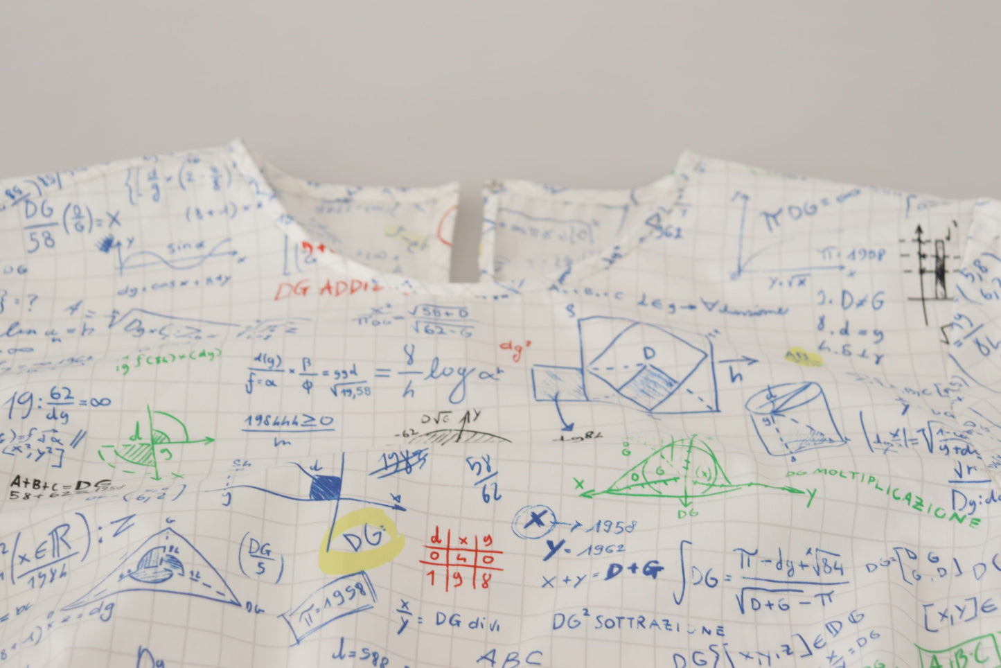 - Algebra Print Round Neck Cotton Tee