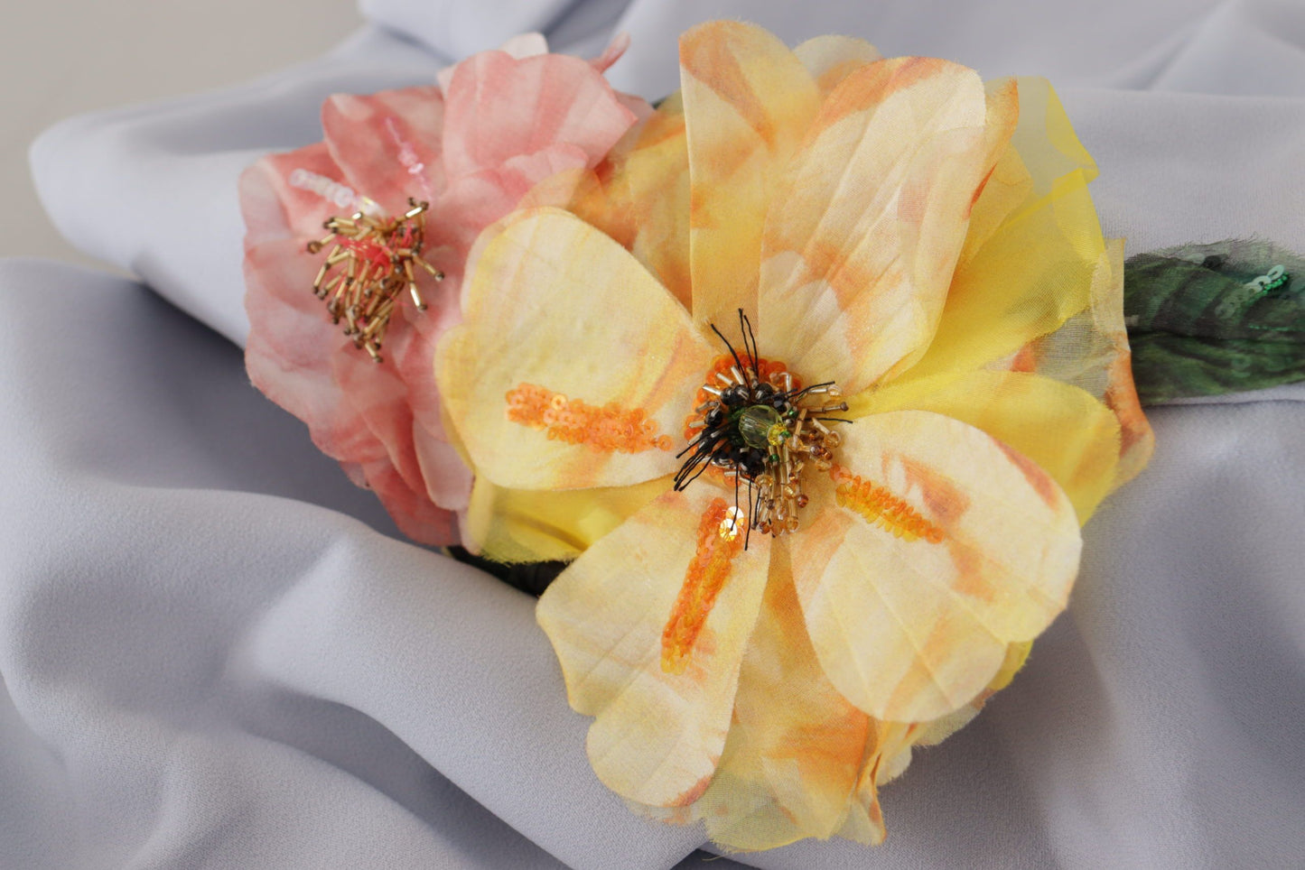 Elegant Light Blue A-line Dress by Dolce & Gabbana