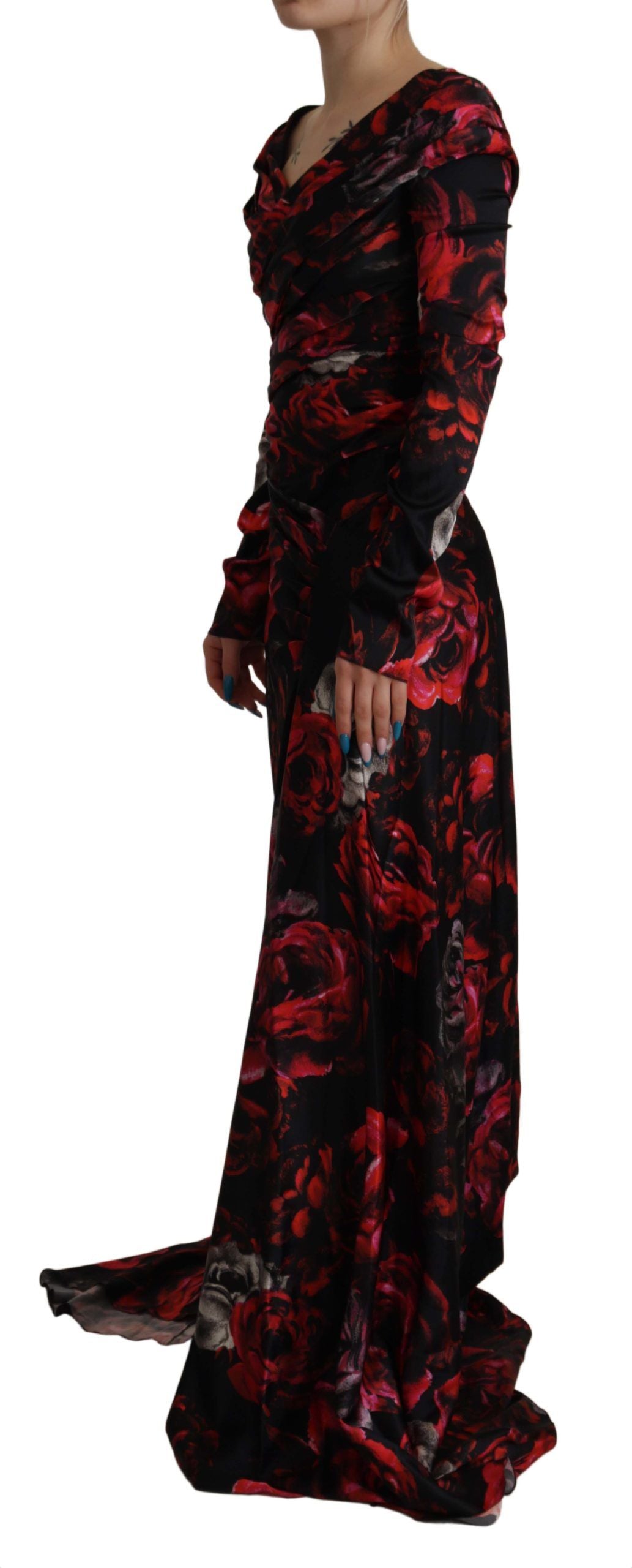 - Elegant Floral A-Line Sheath Dress