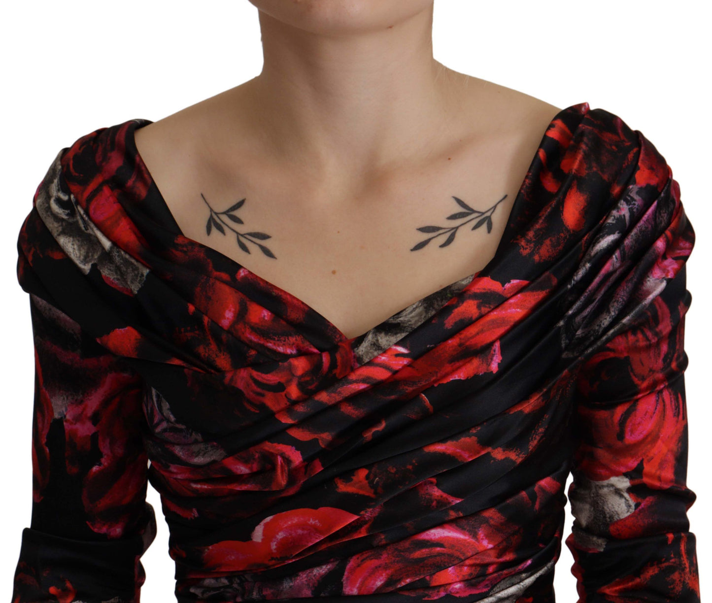 - Elegant Floral A-Line Sheath Dress
