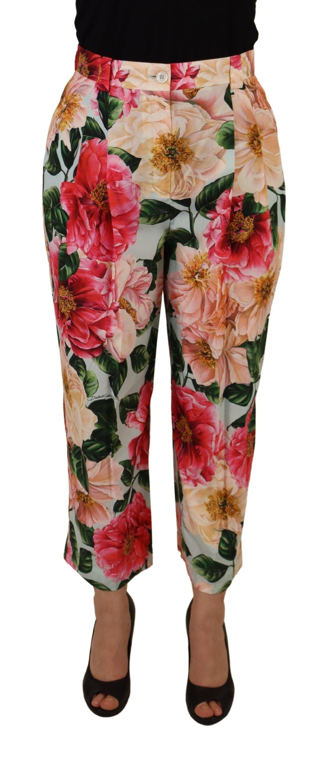 - Exquisite Silk High Waist Pants