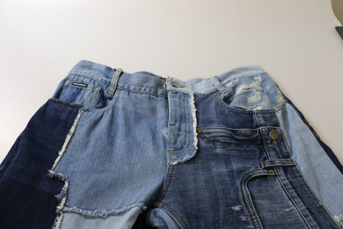 - High Waist Skinny Couture Jeans