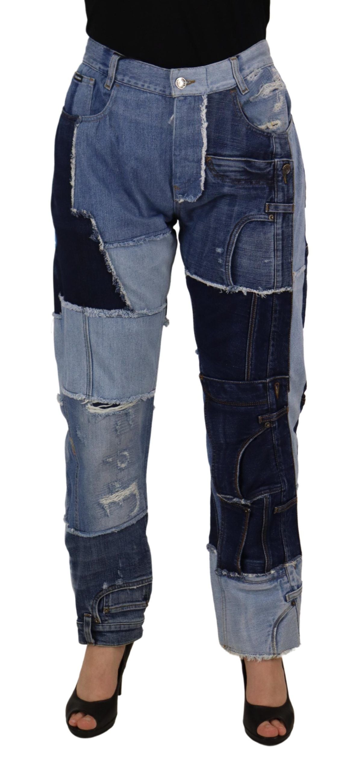 - High Waist Skinny Couture Jeans