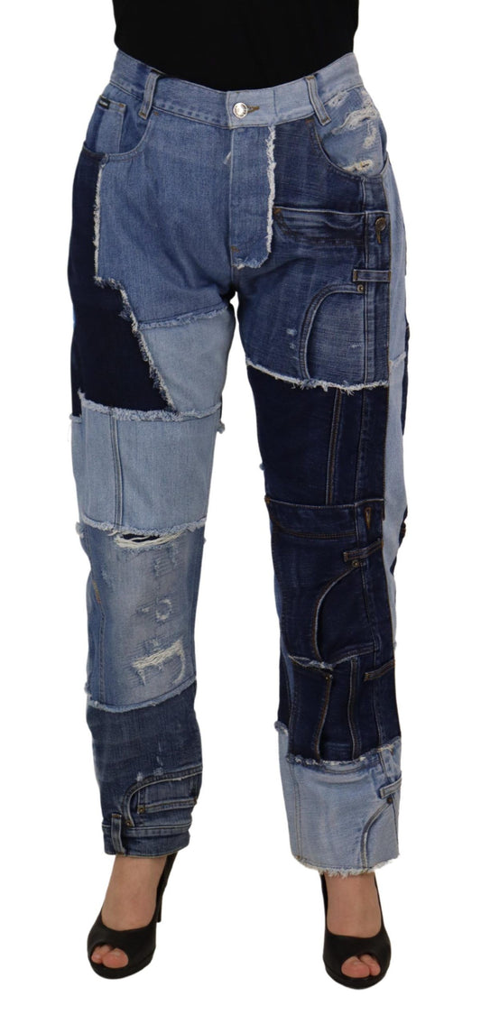 - High Waist Skinny Couture Jeans