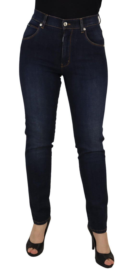 - Elevate Your Denim Game with High Waist Skinny Jeans