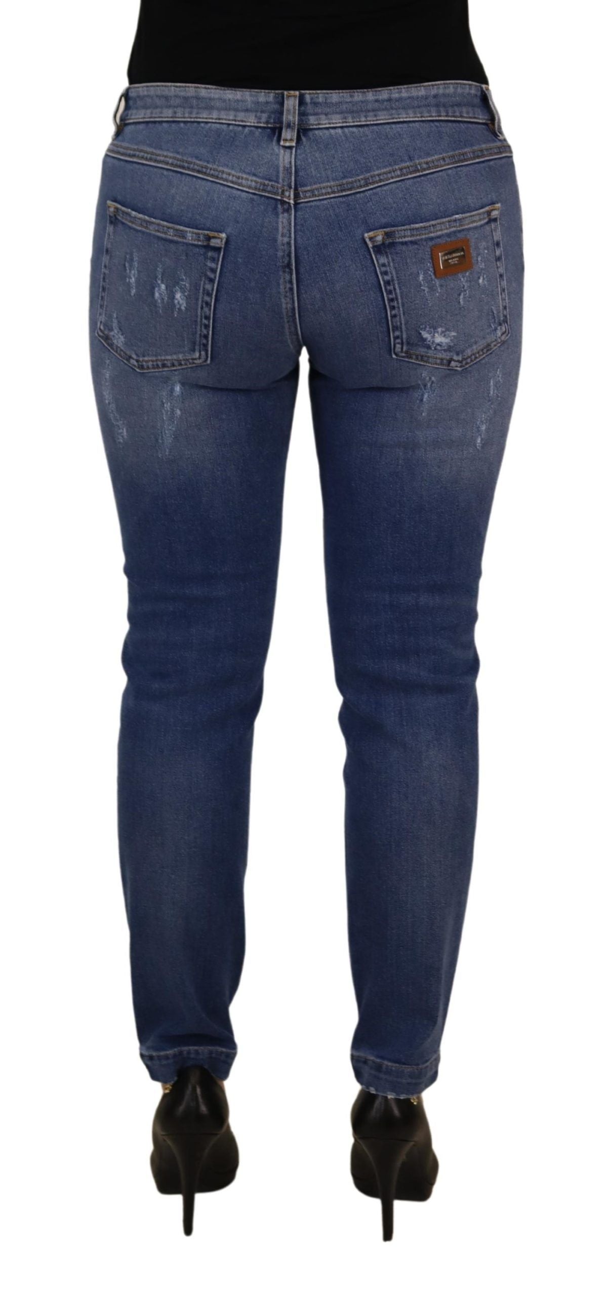 - Chic Low Waist Skinny Denim Jeans