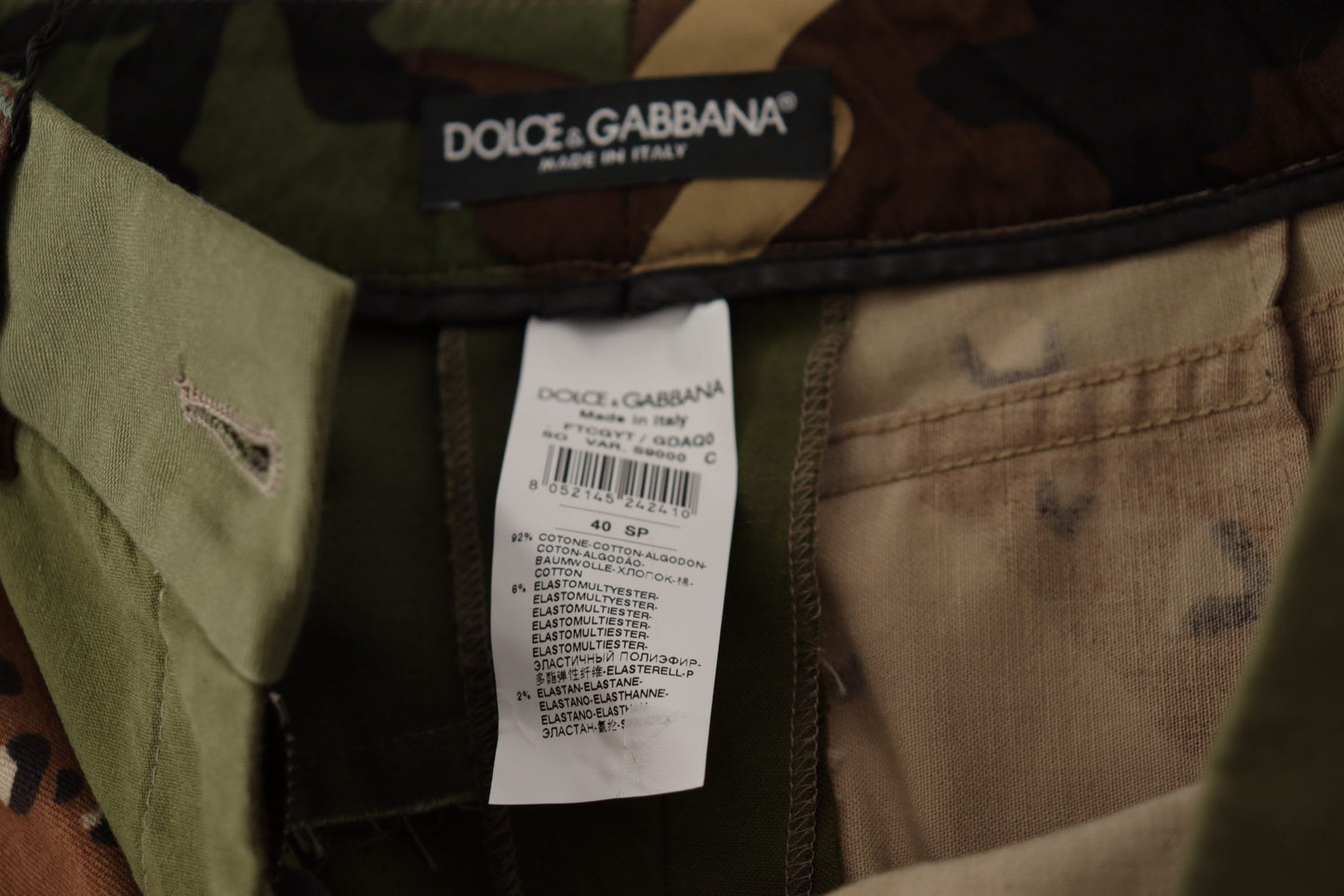 - Army Green High-Waist Hot Pants
