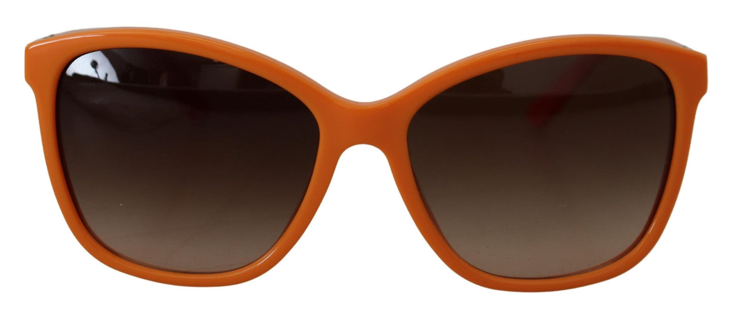 - Chic Orange Round Sunglasses for Women