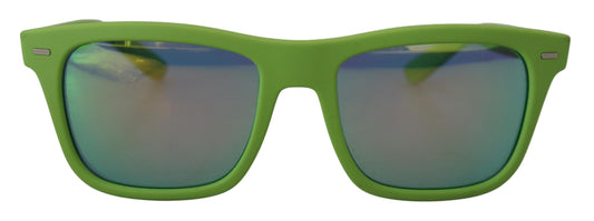 - Acid Green Chic Full Rim Sunglasses