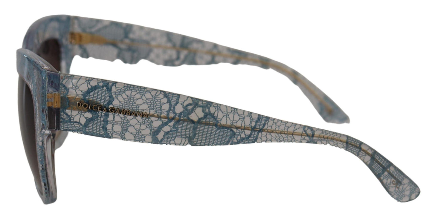 - Elegant Lace-Trimmed Gradient Sunglasses