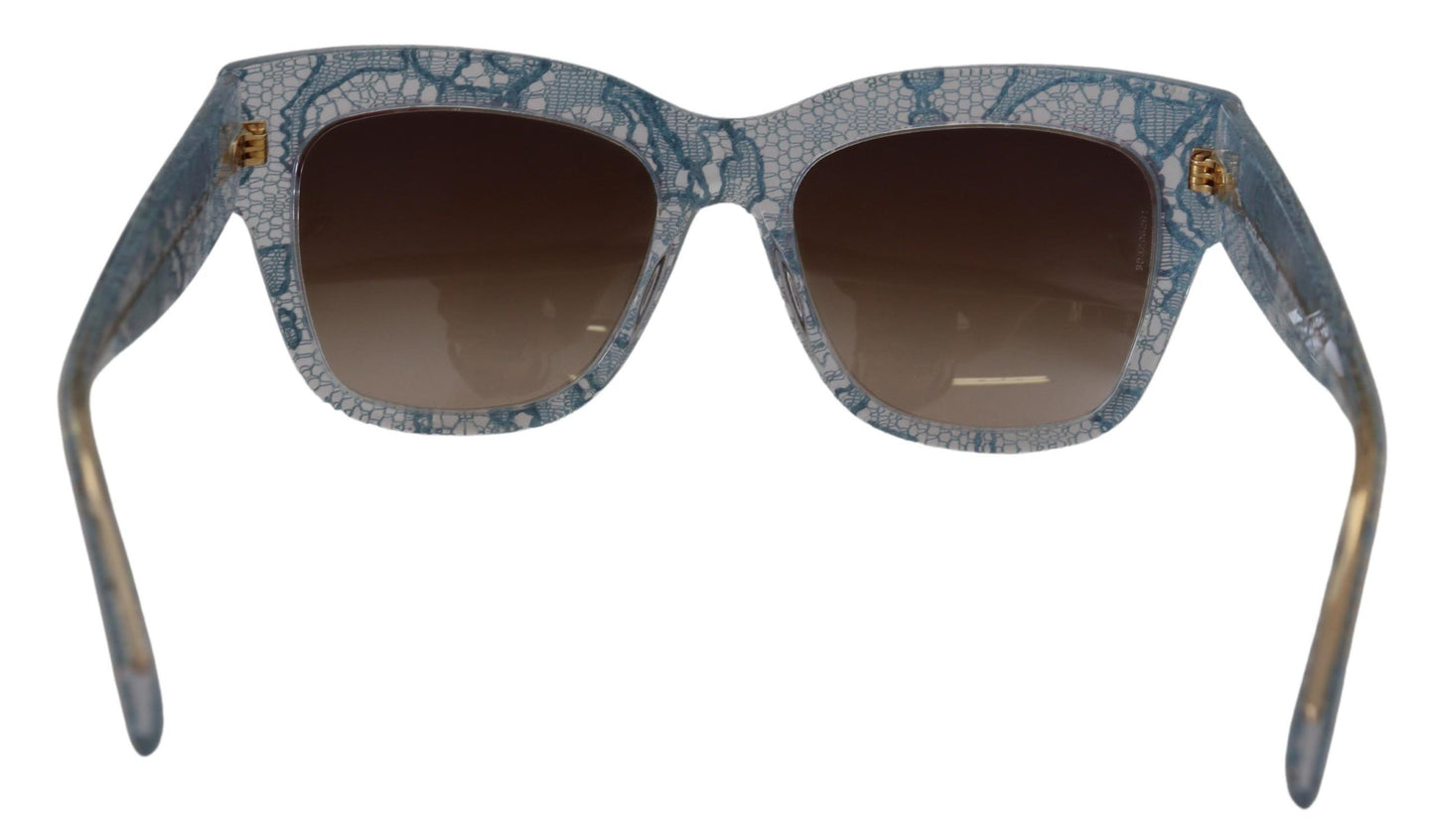 - Elegant Lace-Trimmed Gradient Sunglasses
