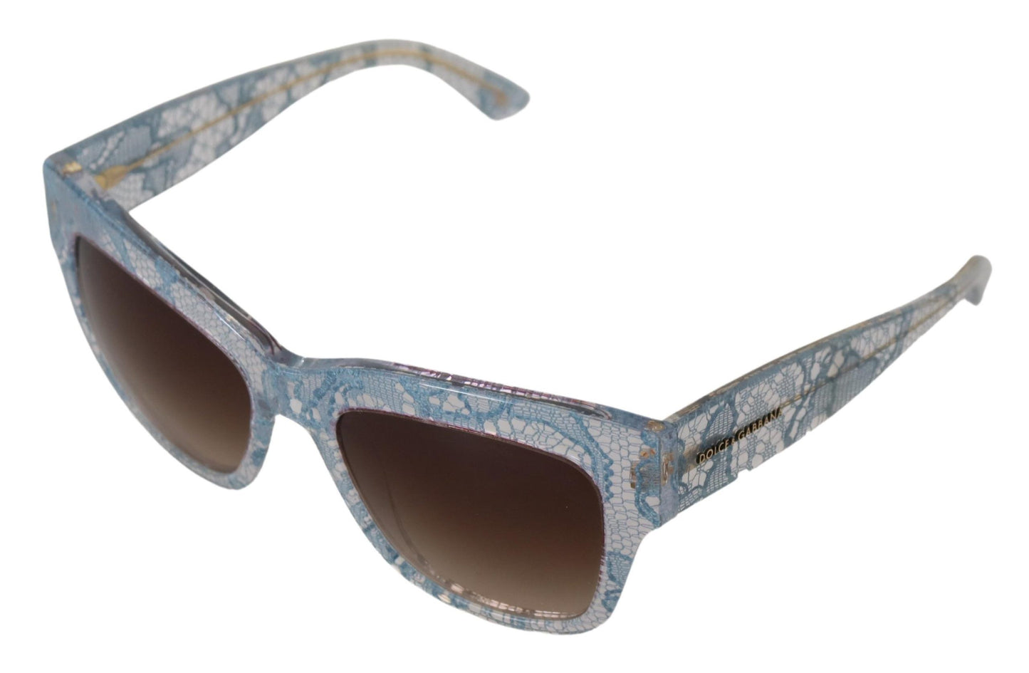 - Elegant Lace-Trimmed Gradient Sunglasses