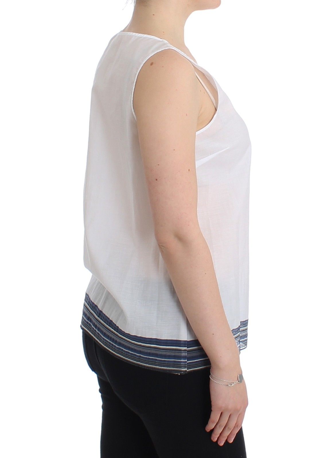 - Elegant Cotton-Blend Bow Top