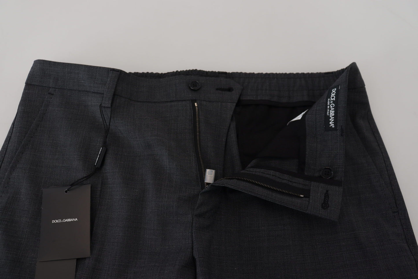 - Elegant Checkered Slim Fit Cargo Pants