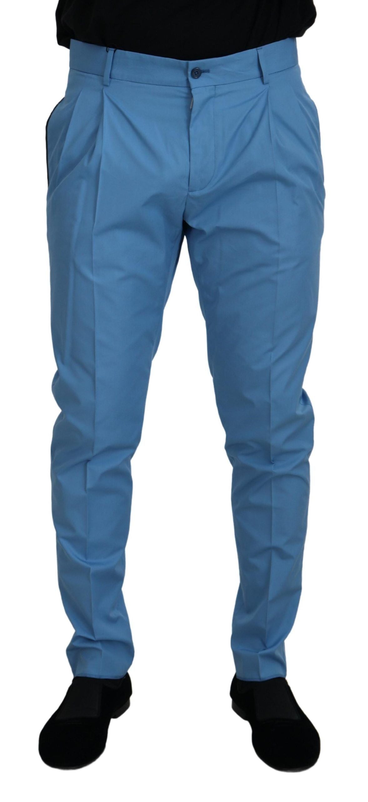 - Elegant Slim Fit Chinos - Indulge in Italian Luxury