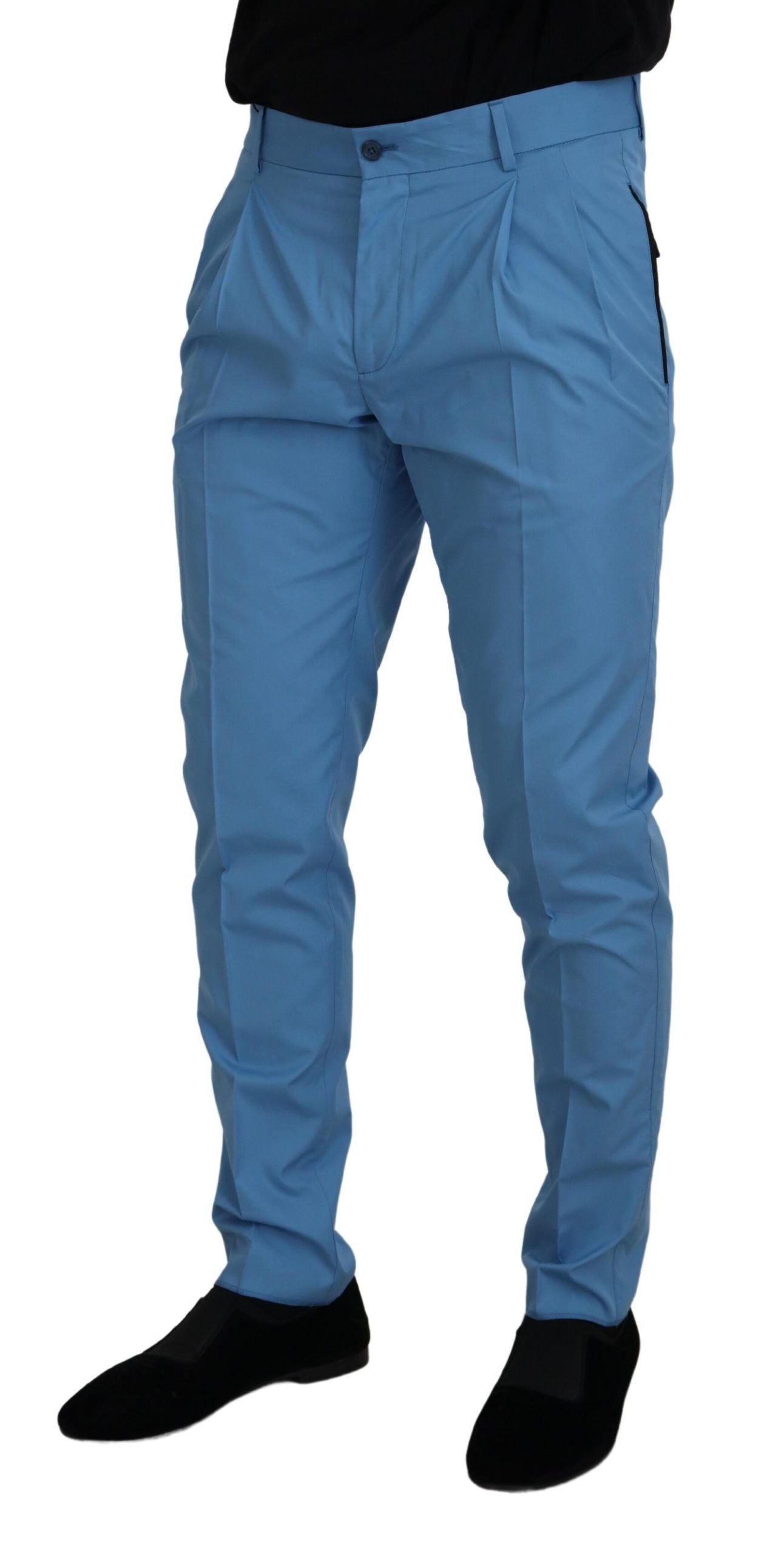- Elegant Slim Fit Chinos - Indulge in Italian Luxury