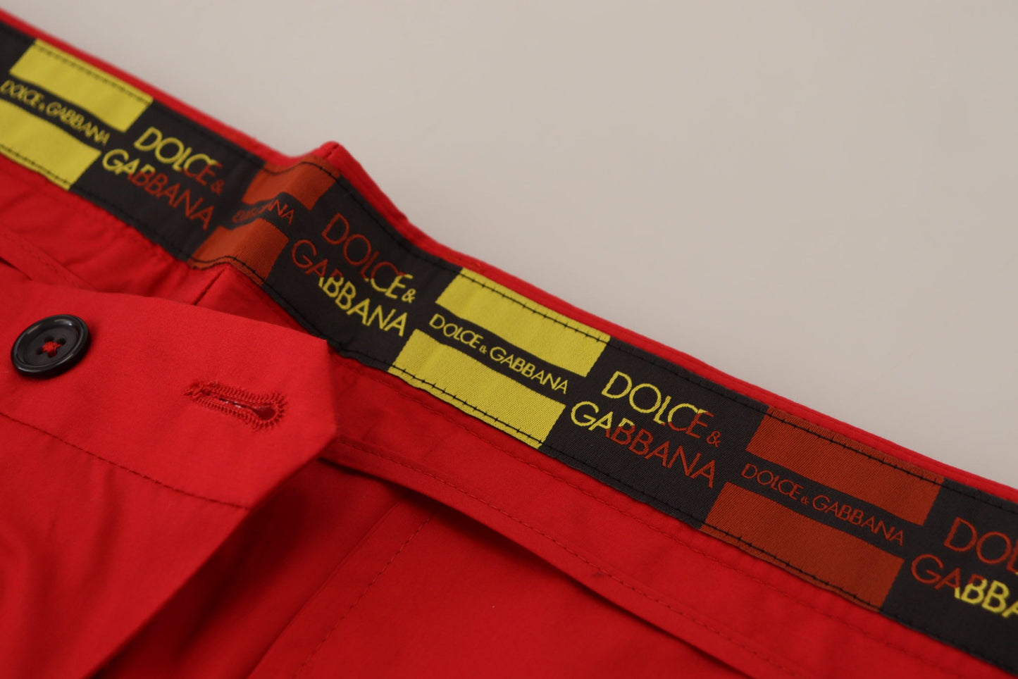 - Elegant Slim Fit Crimson Chinos