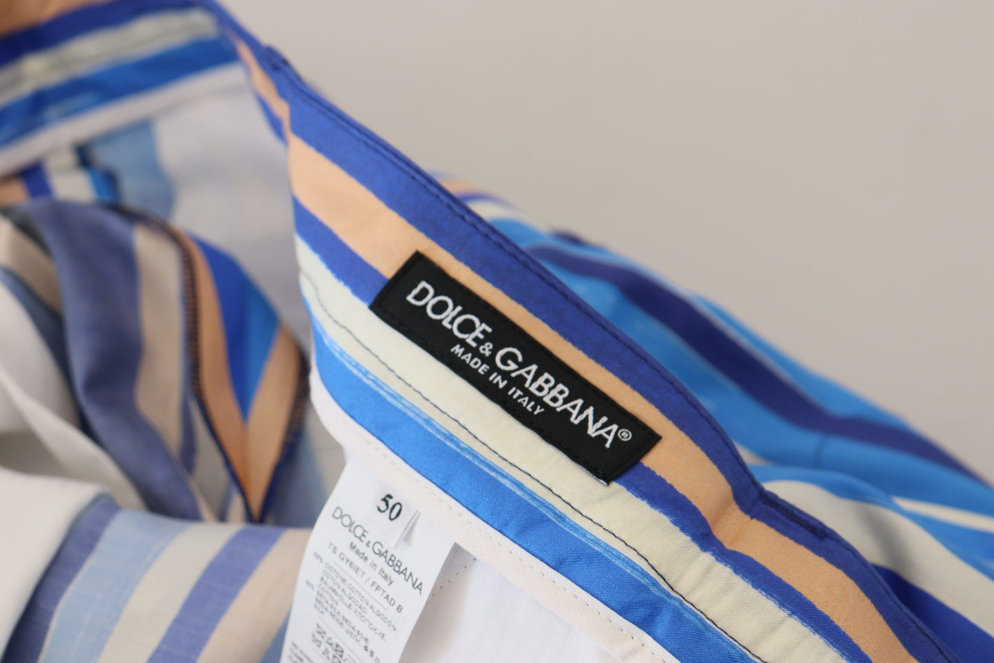 - Sleek Striped Slim Fit Chinos