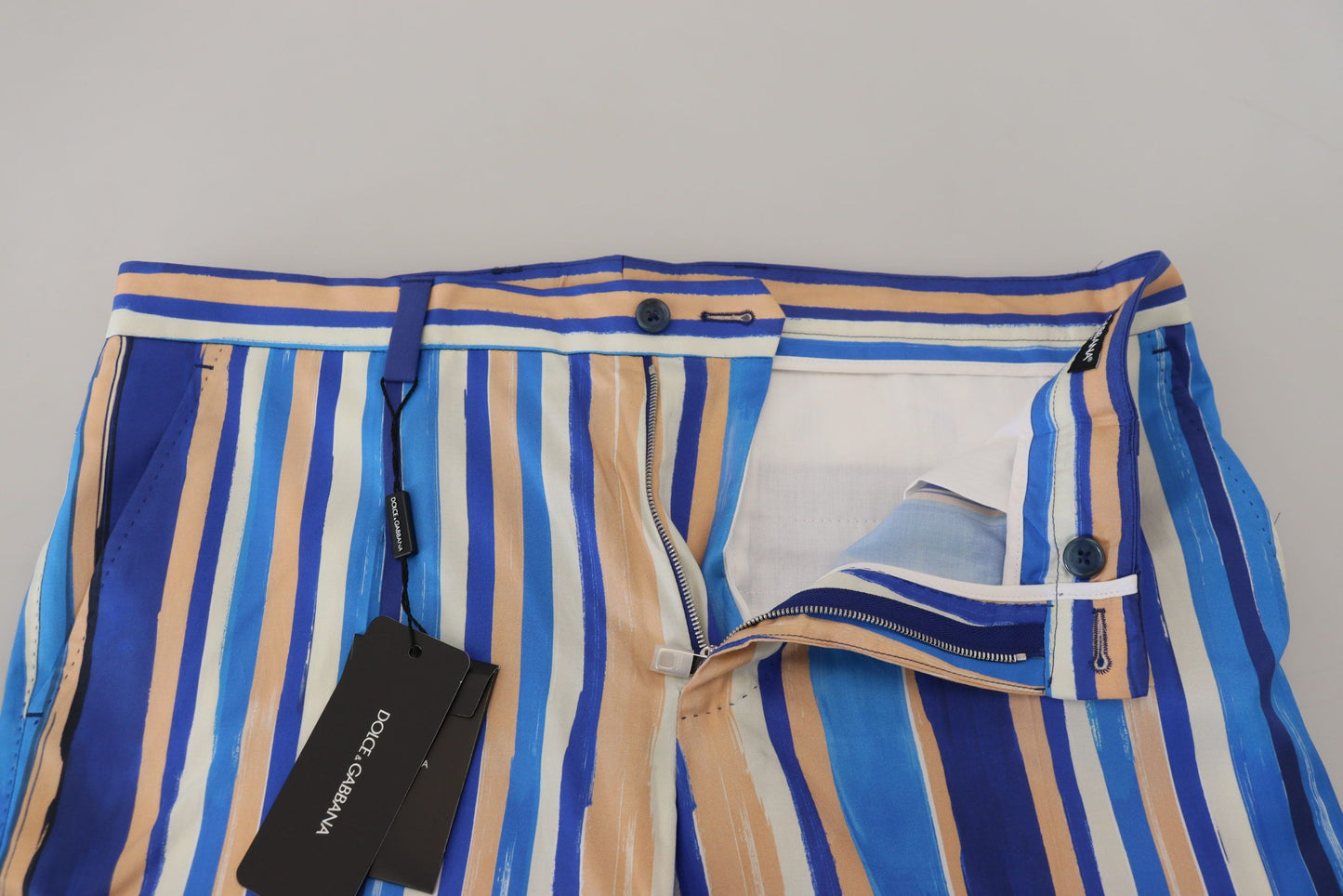- Sleek Striped Slim Fit Chinos