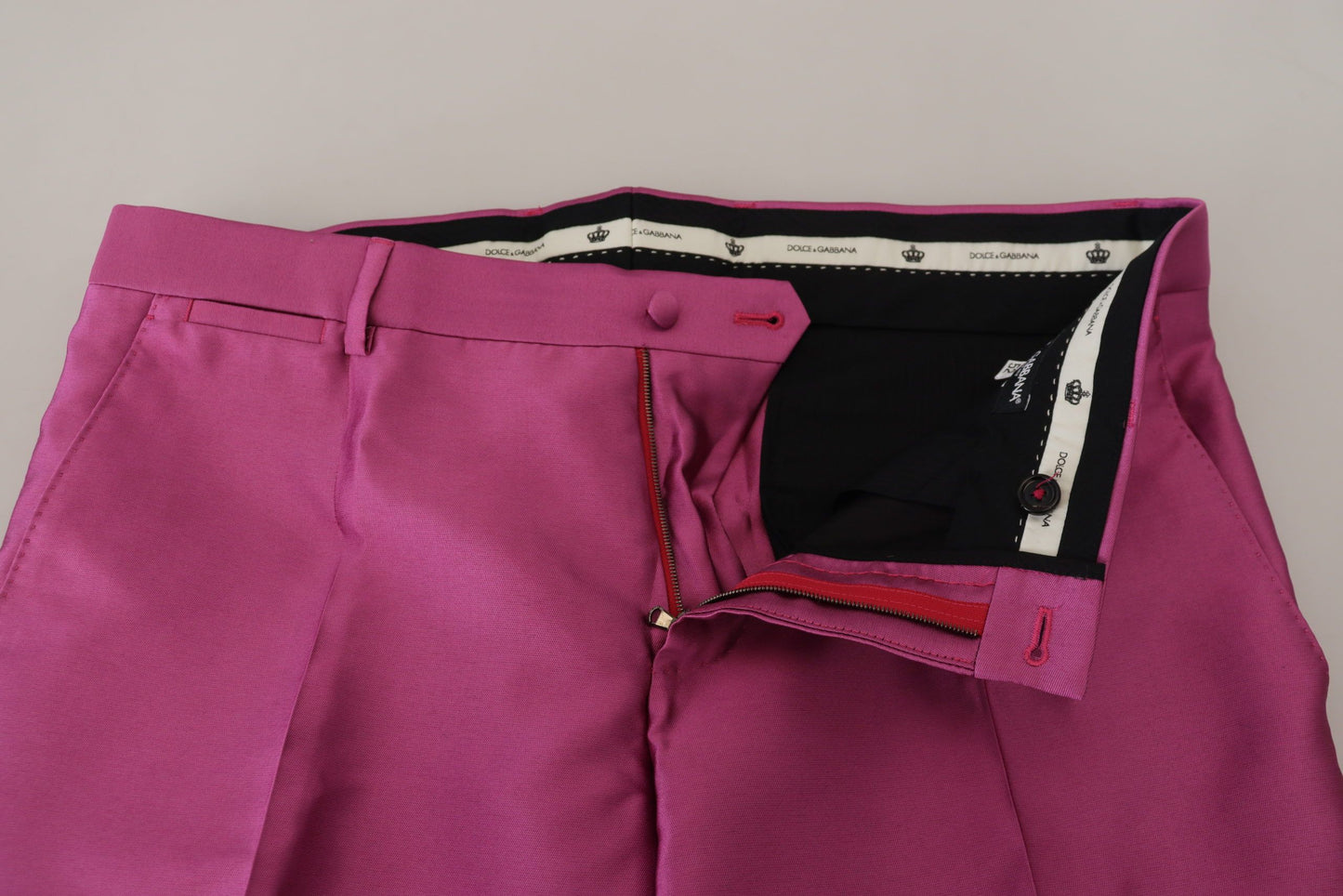 - Elegant Slim Fit Formal Dress Pants in Pink